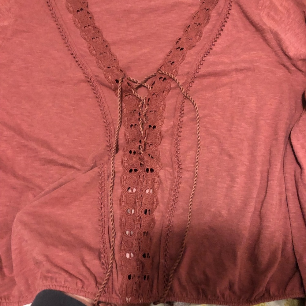 NWT Boho Semi Crop Top A25 - Picture 2 of 3